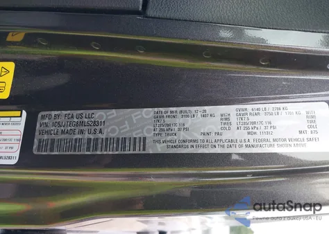 2021 Jeep Gladiator Mojave 4X4 из США, поврежденный, VIN 1C6JJTEG8ML528311